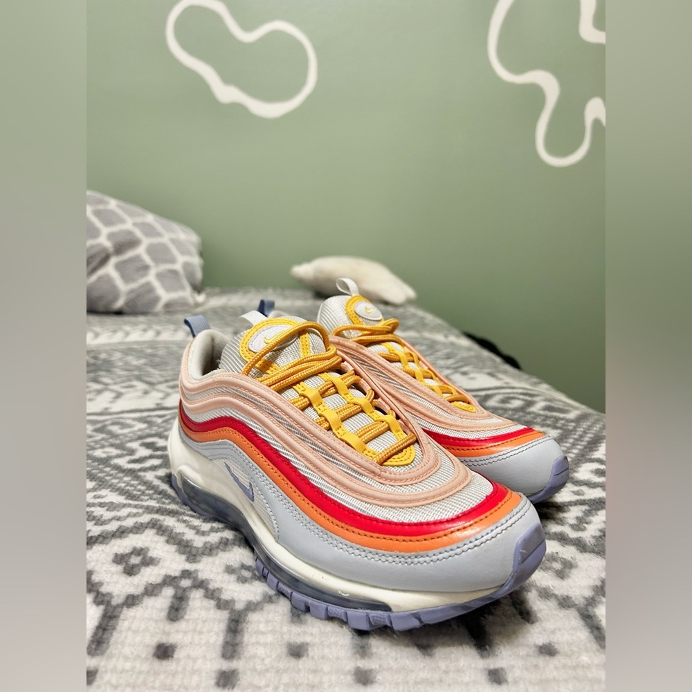 nike air max 97 multicolored lightly worn